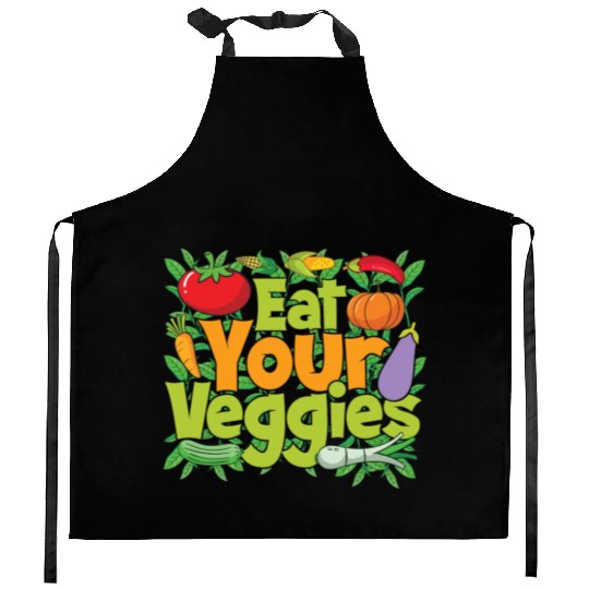 Eat Your Veggies Kitchen Aprons