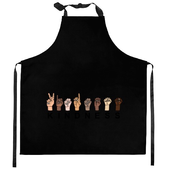 KINDNESS in Sign Language Kitchen Aprons