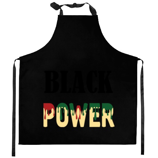 Black Power Kitchen Aprons