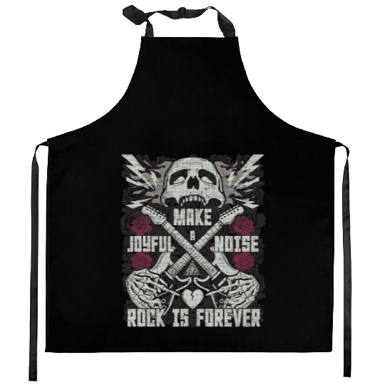 Make a joyful noise with a guitar Kitchen Aprons