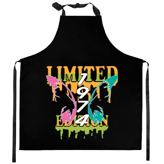 1974 Born Limited Edition Butterfly Gift Kitchen Aprons