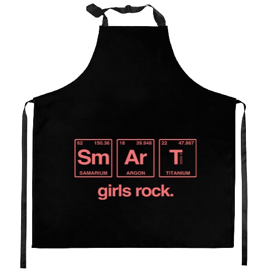 SMART GIRLS ROCK - Elements Periodic Table Kitchen Aprons