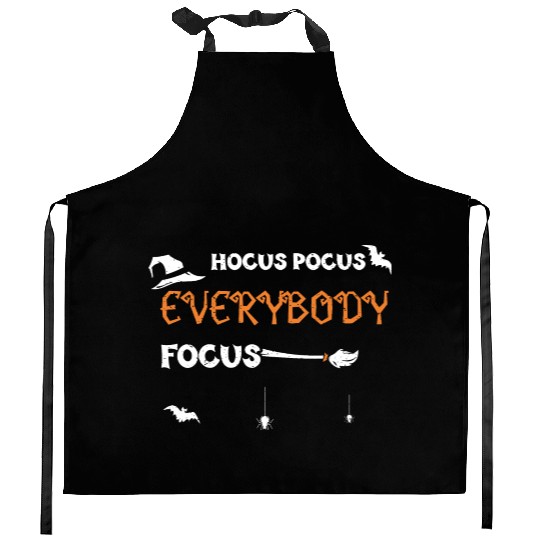 Hocus Pocus Everybody Focus Kitchen Aprons