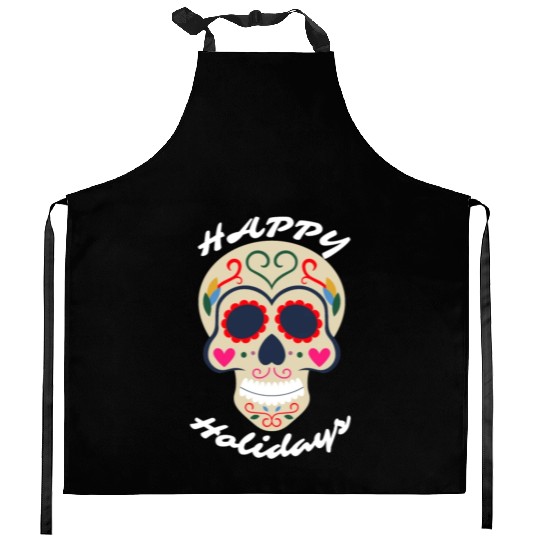 Happy Holidays Kitchen Aprons
