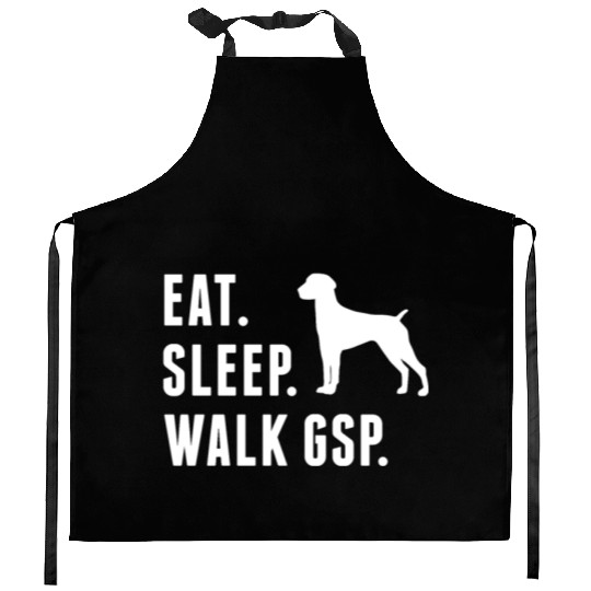 Eat Sleep Walk German Shorthaired Pointer Kitchen Aprons