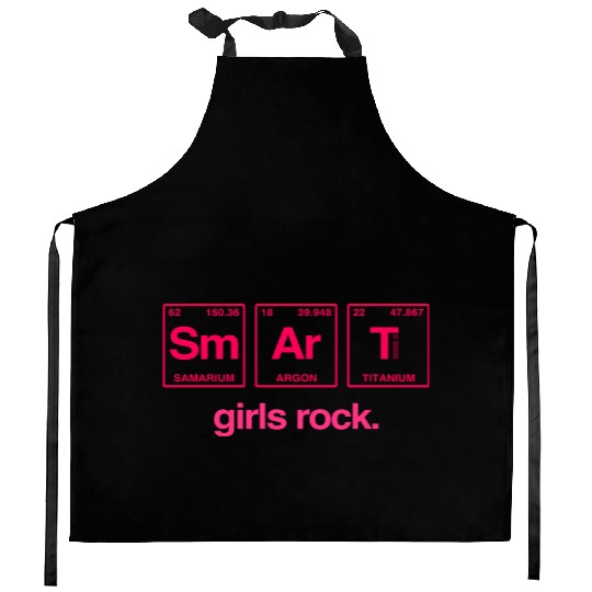 SMART GIRLS ROCK - Elements Periodic Table Kitchen Aprons
