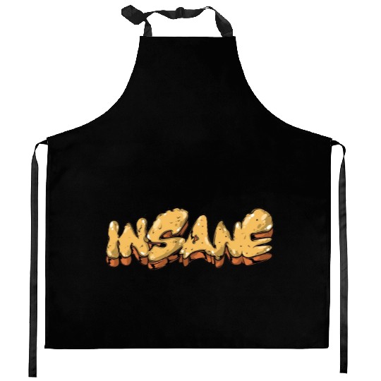 insane graffiti Kitchen Aprons