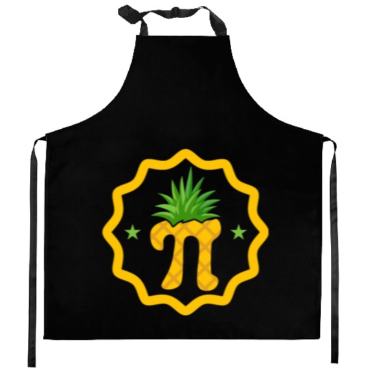 Pineapple Pi Math Teacher Mathematician Pi Day Kitchen Aprons