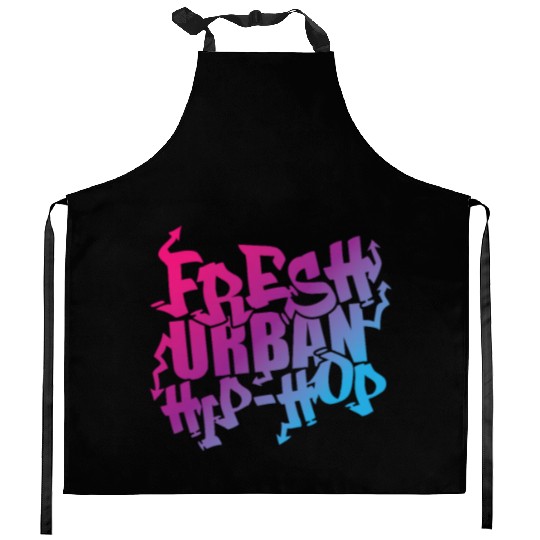 Fresh Urban Hip Hop Music Direction Rap Kitchen Aprons