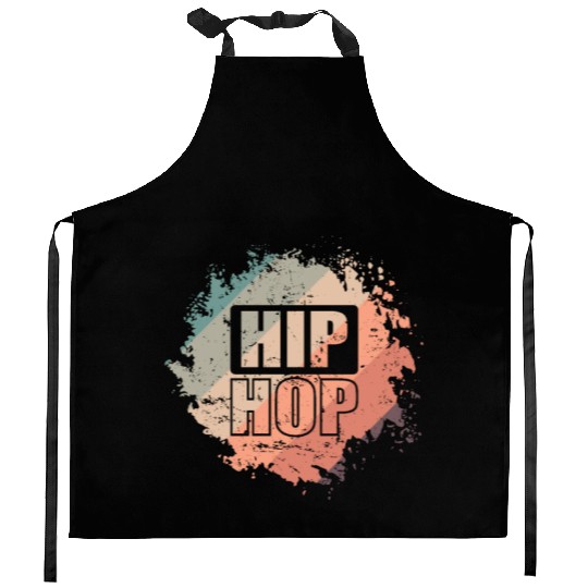 Hip Hop Rap Style of Music Direction of Music Kitchen Aprons