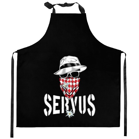 Bavarian Outlaw - Servus Bavaria Kitchen Aprons
