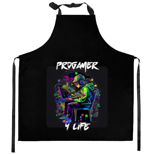 Programmer 4 Life 2 Kitchen Aprons