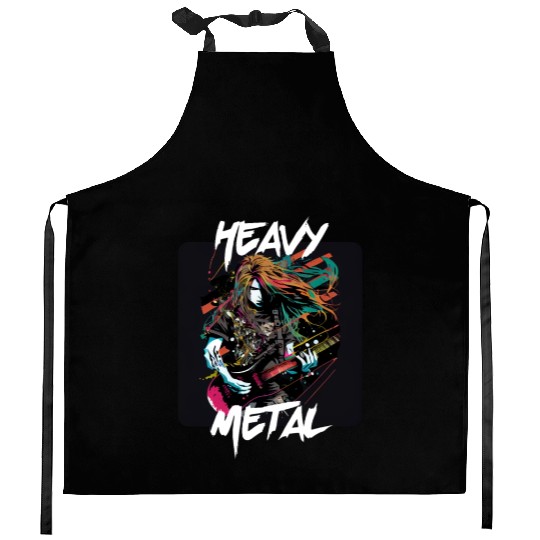 Graffiti Style - Heavy Metal 10 Kitchen Aprons