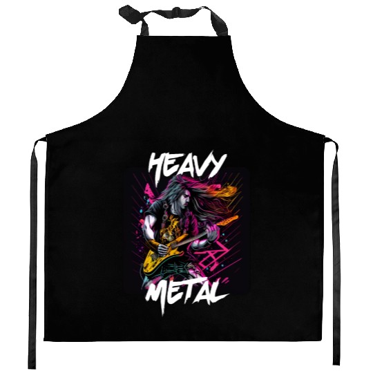 Graffiti Style - Heavy Metal 4 Kitchen Aprons