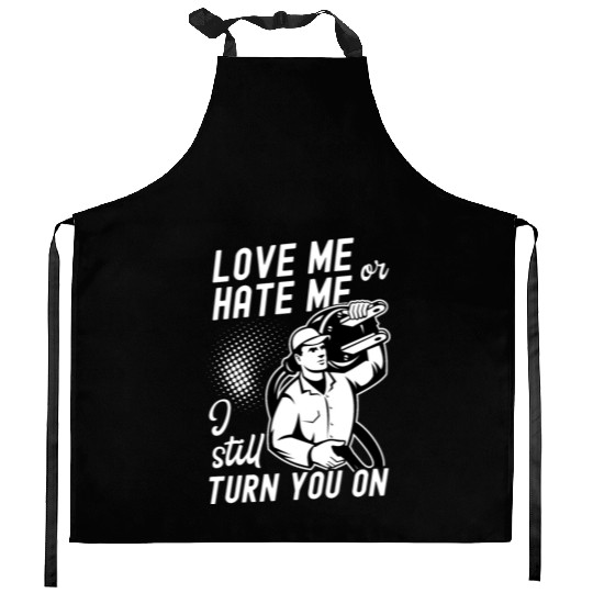 Funny Electrical Lineman Saying Thank A Lineman Kitchen Aprons