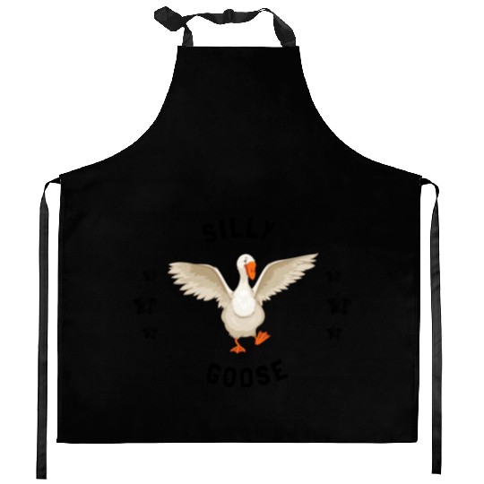 silly goose Kitchen Aprons