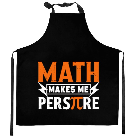 Funny Pi Day Kitchen Aprons Math Makes Me for Pi Day 3 14