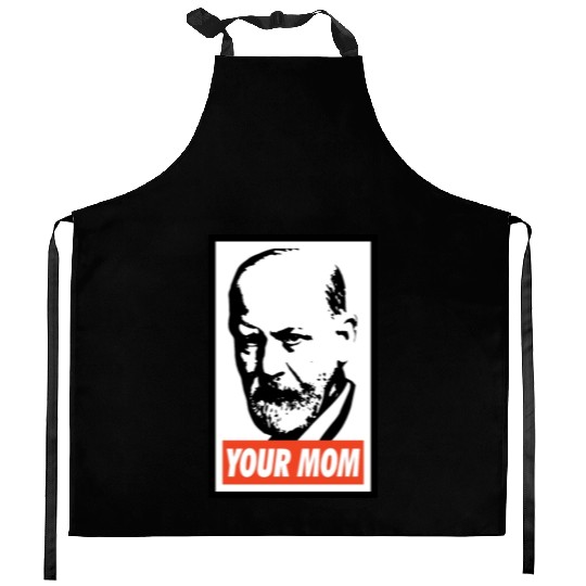 Sigmund Freud Your Mom Kitchen Aprons