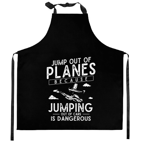 Skydiving, Skydiver , Sky diver Kitchen Aprons