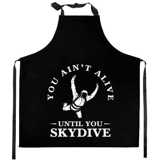 Skydiving, Skydiver , Sky diver Kitchen Aprons