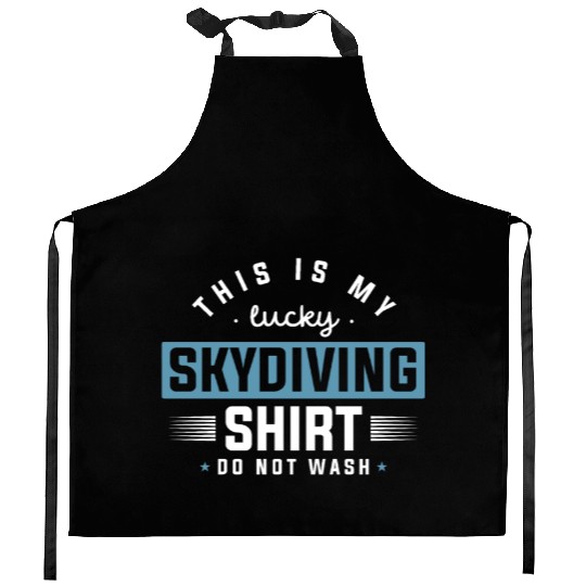 Skydiving, Skydiver , Sky diver Kitchen Aprons
