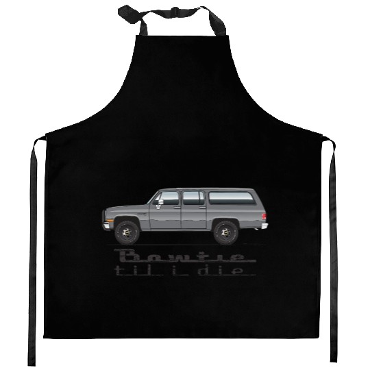 BOWTIE Charcoal Kitchen Aprons