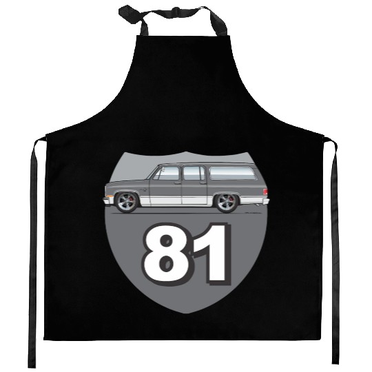 81 Charcoal Kitchen Aprons