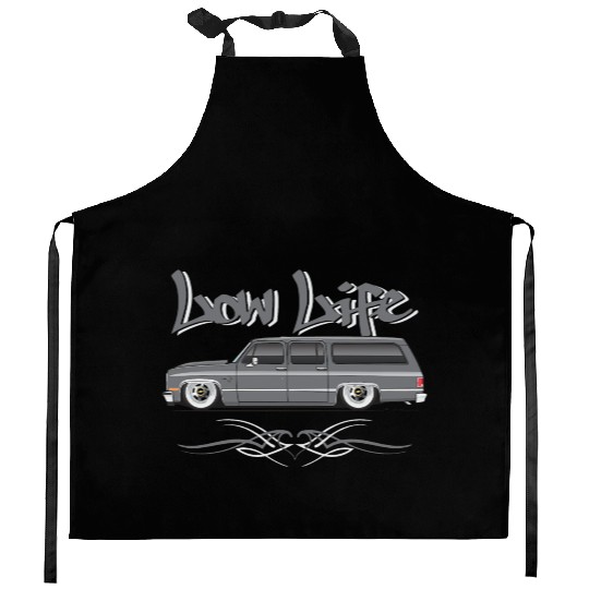 LOWLIFE Charcoal Kitchen Aprons