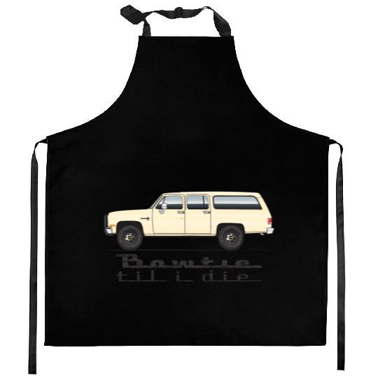 bowtie Santa Fe Tan Kitchen Aprons