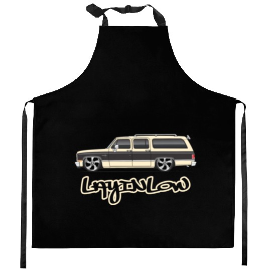 layinlow Santa Fe Tan Kitchen Aprons