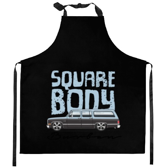 square body Light Blue Kitchen Aprons