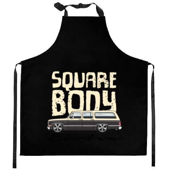 square body Santa Fe Tan Kitchen Aprons