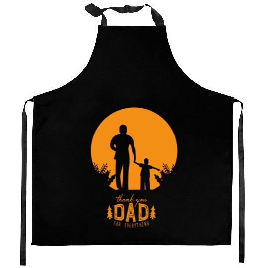 Dad Thank You Kitchen Aprons