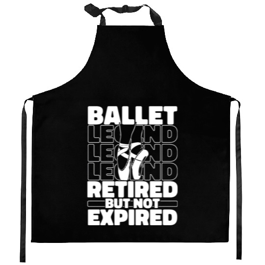 Ballet Ballerina Retired Kitchen Aprons