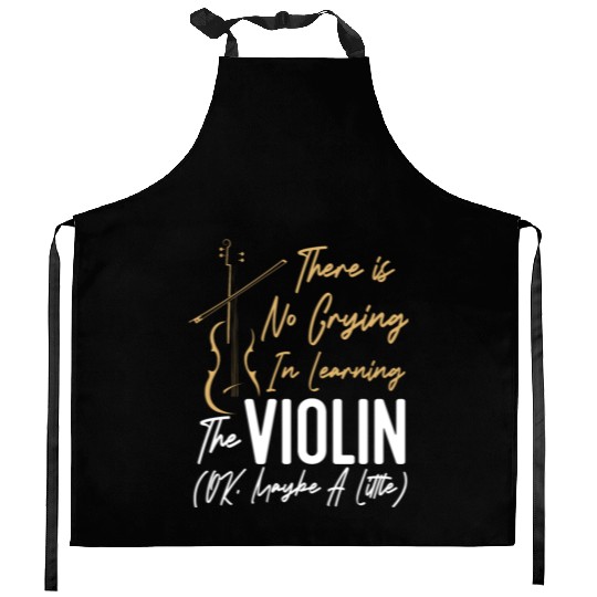 Violin Violinist There Is No Kitchen Aprons