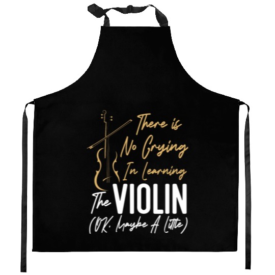Violin Violinist There Is No Kitchen Aprons