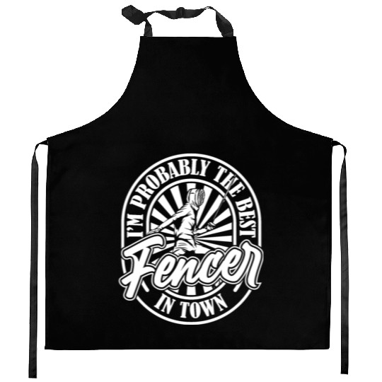 Fencing Fencer Kitchen Aprons
