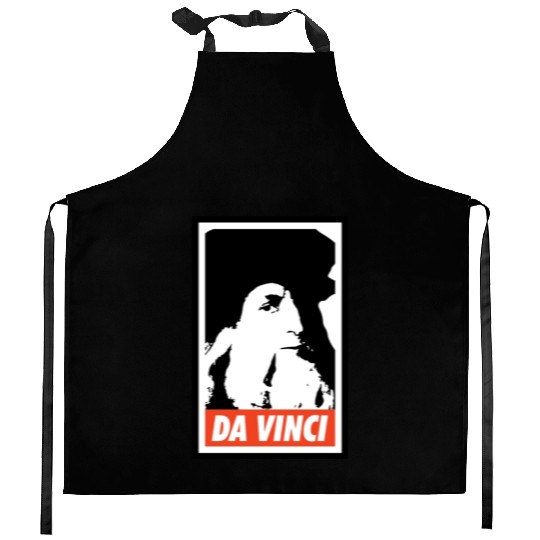 Leonardo Da Vinci Kitchen Aprons