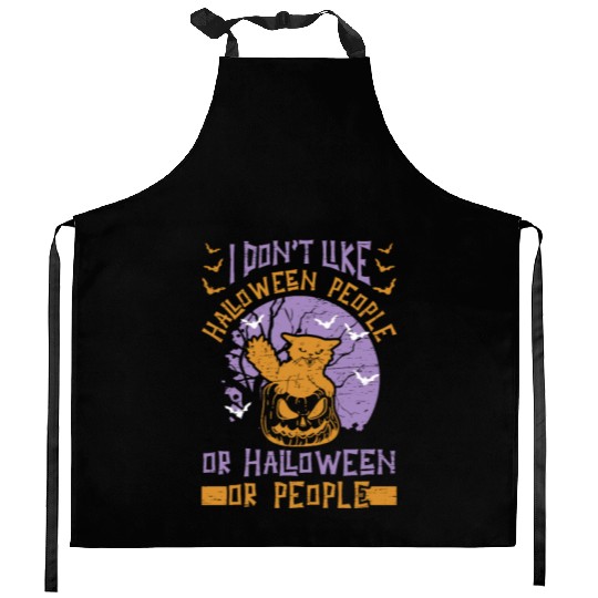 Halloween Cat Owner Pet Animal Kitten Lover Kitchen Aprons