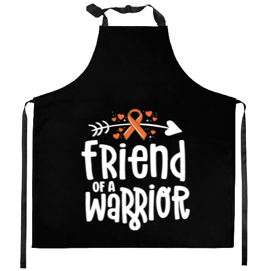 Friend Of A Warrior Lymphoma Leukemia Cancer Kitchen Aprons