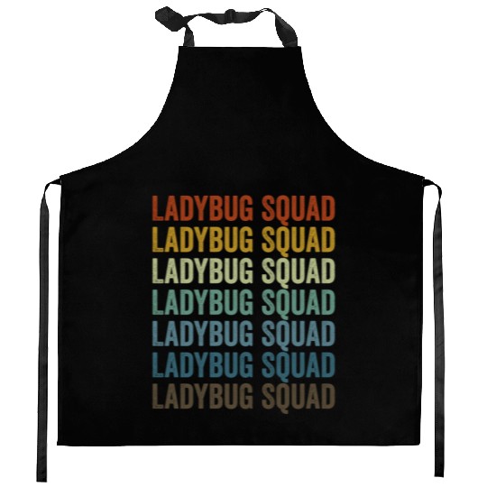 Ladybug Squad Entomologist Bugs Lover Bugs Collect Kitchen Aprons