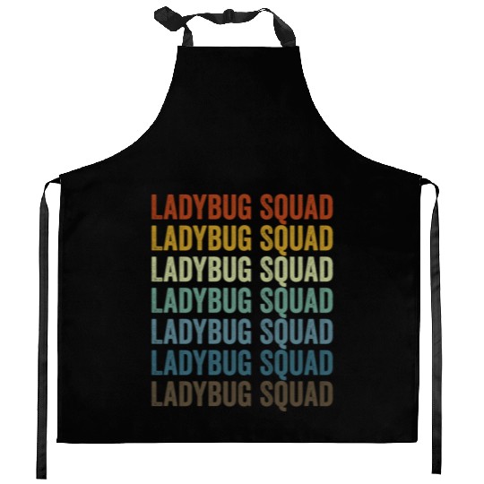 Ladybug Squad Entomologist Bugs Lover Bugs Collect Kitchen Aprons