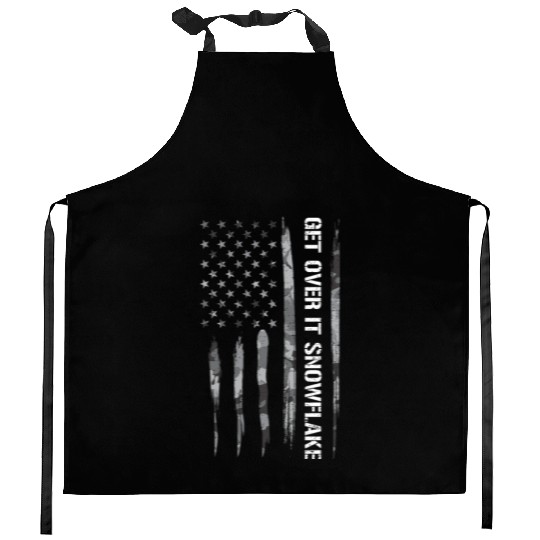 Get Over It Snowflake Kitchen Aprons