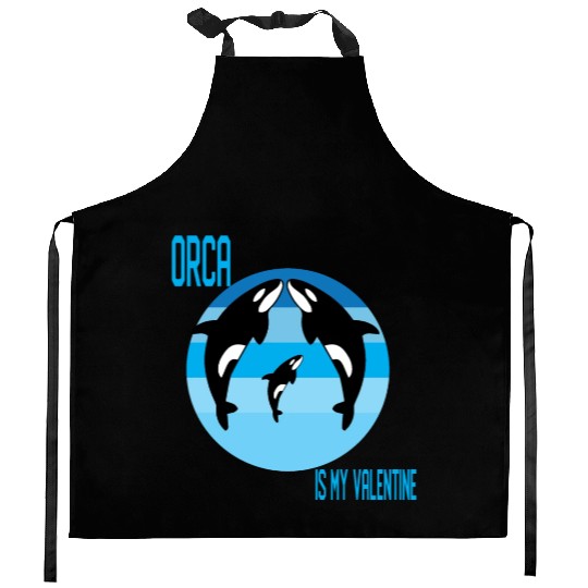 King Orca: Ruler of the Seas Kitchen Aprons