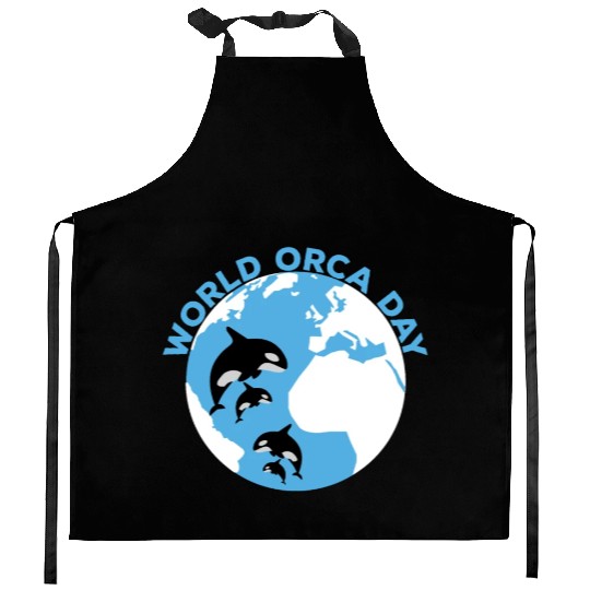 World Orca Day Kitchen Aprons