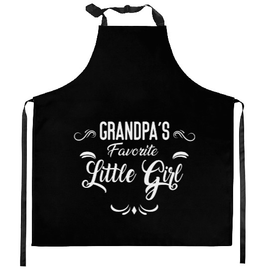 Grandpa's Favorite Little girl Kitchen Aprons