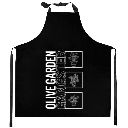 Olive Garden Gangster, Garden Plant Gardening Kitchen Aprons