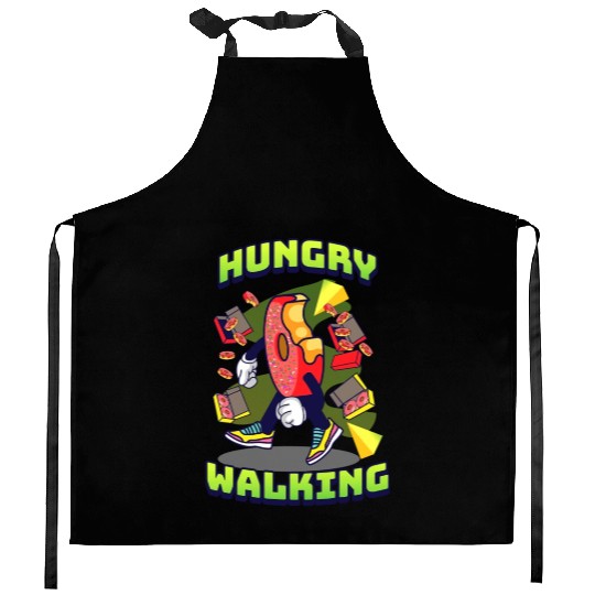 Hungry Walking Kitchen Aprons