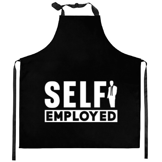 Self Employed Job Work Freelancer Boss Kitchen Aprons