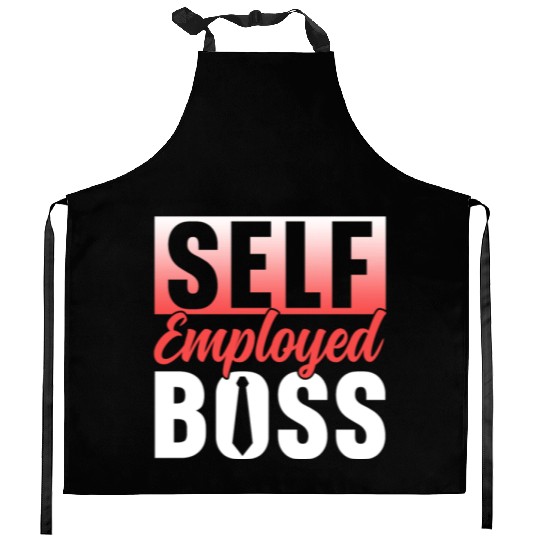 Self Employed Boss Job Freelancer Work Kitchen Aprons
